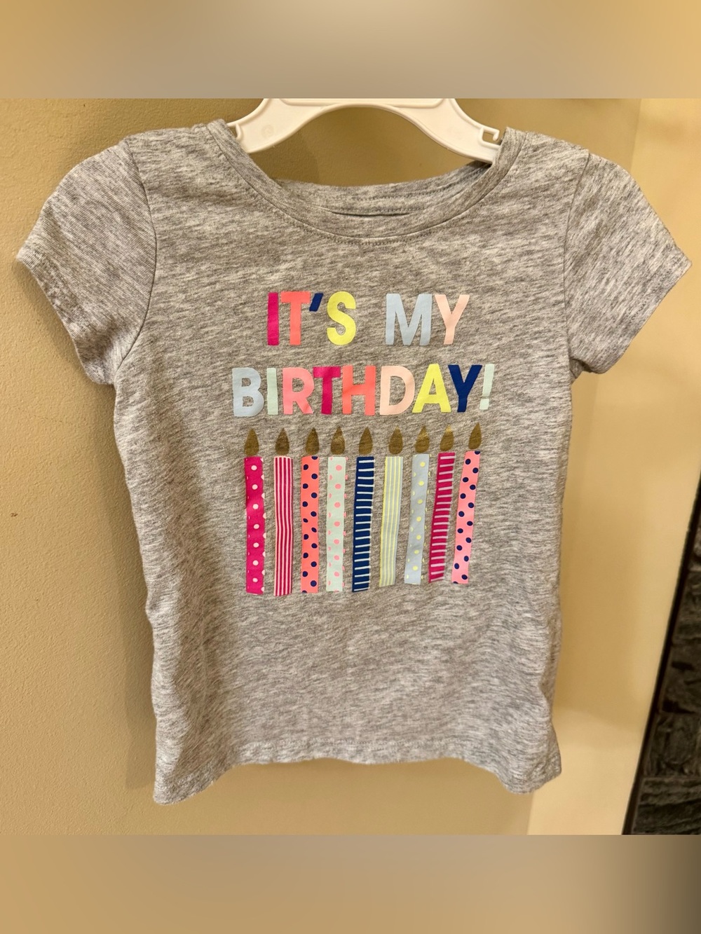 🎂 Cat & Jack 3T It’s My Birthday Graphic Tee
